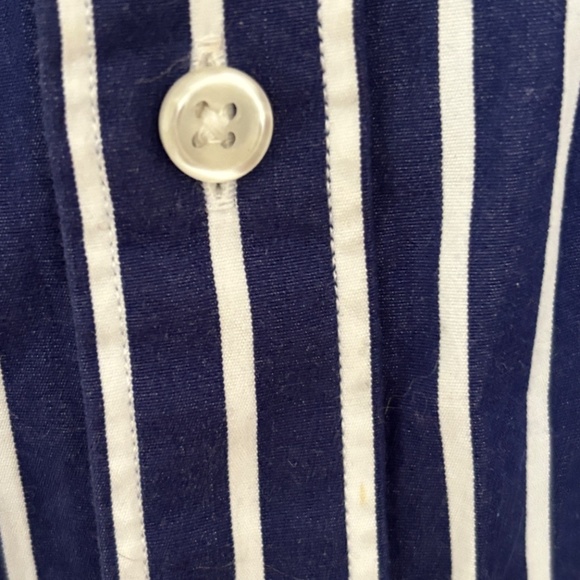 RALPH LAUREN SPORT LADIES BLOUSE STRIPED SIZE 6 - Picture 3 of 7